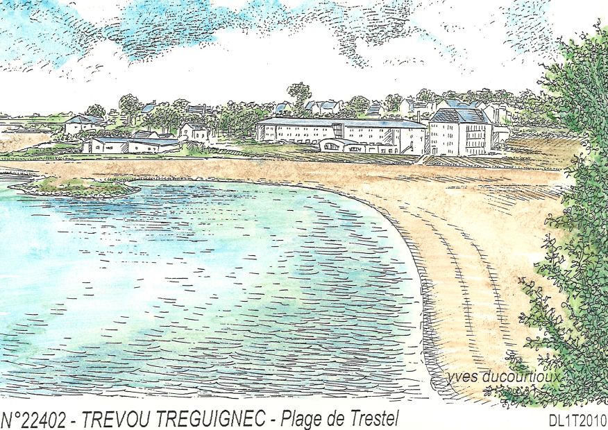 N 22402 - TREVOU TREGUIGNEC - plage de trestel