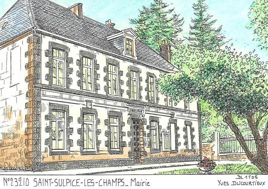 N 23210 - ST SULPICE LES CHAMPS - mairie