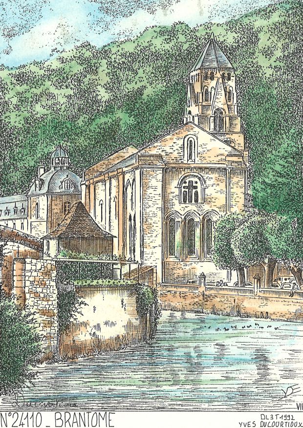 N 24110 - BRANTOME - vue