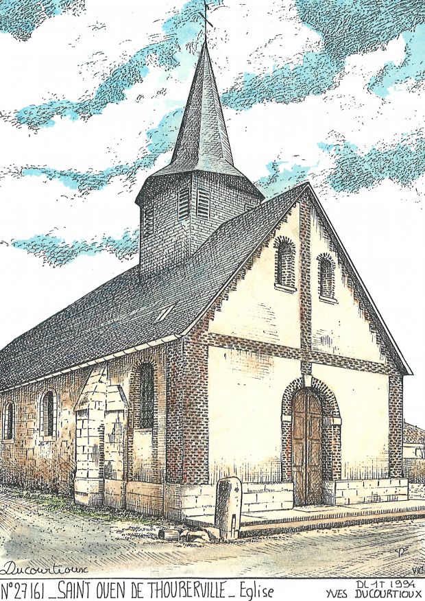 N 27161 - ST OUEN DE THOUBERVILLE - glise