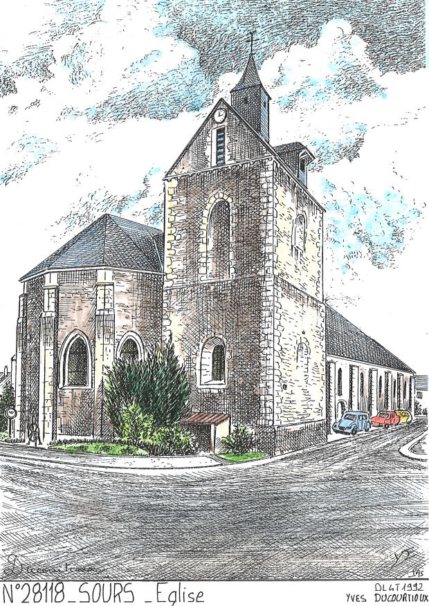 N 28118 - SOURS - glise