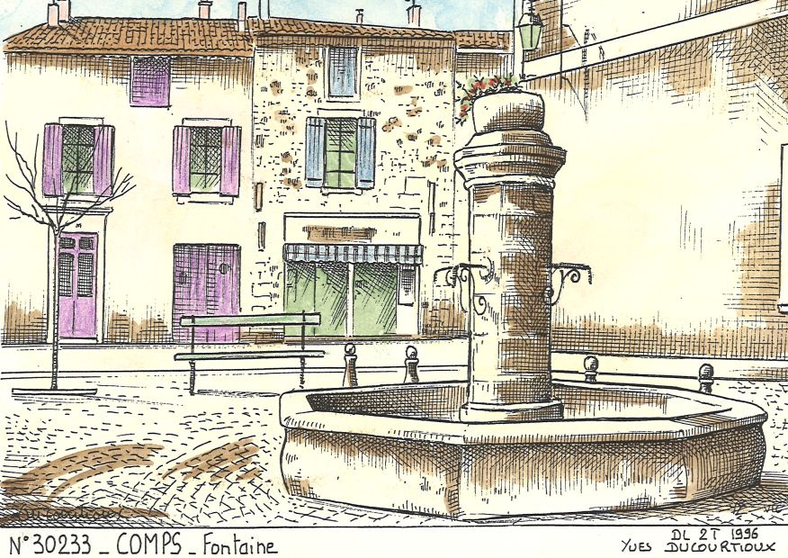 N 30233 - COMPS - fontaine