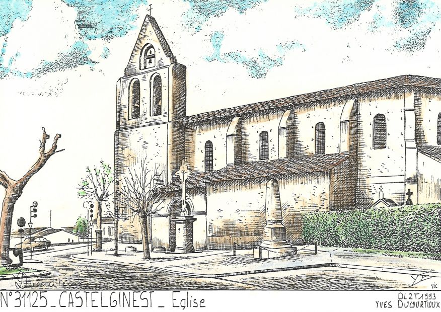 N 31125 - CASTELGINEST - église