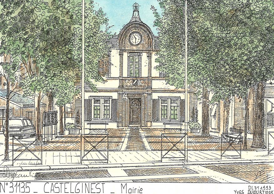 N 31135 - CASTELGINEST - mairie