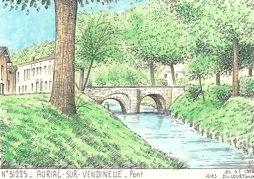 N 31225 - AURIAC SUR VENDINELLE - pont