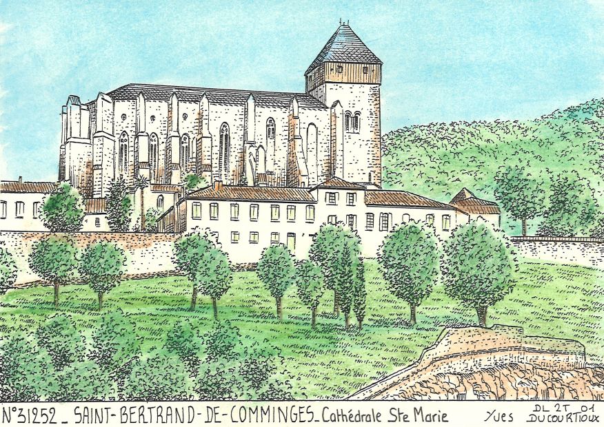 N 31252 - ST BERTRAND DE COMMINGES - cathédrale ste marie
