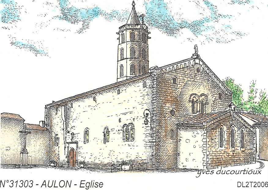 N 31303 - AULON - église
