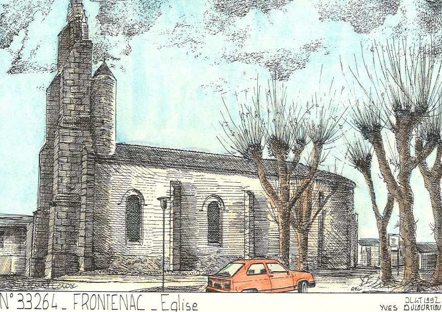 N 33264 - FRONTENAC - église