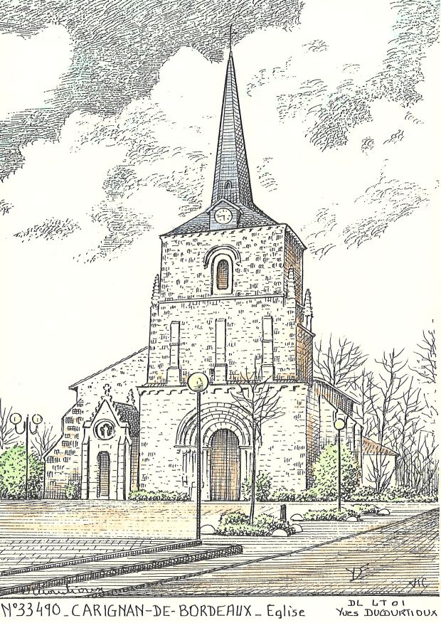 N 33490 - CARIGNAN DE BORDEAUX - église