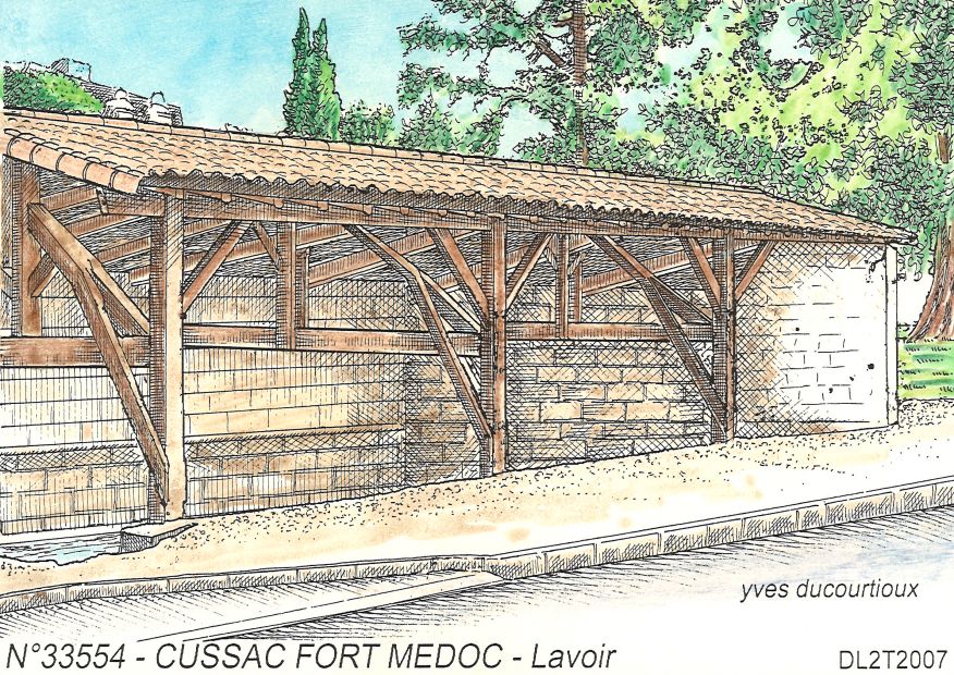 N 33554 - CUSSAC FORT MEDOC - lavoir