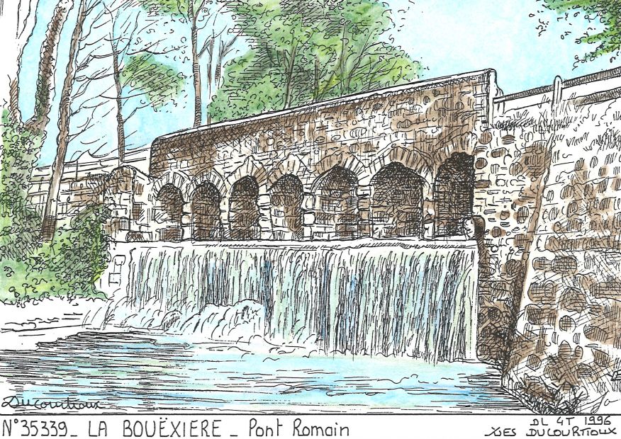 N 35339 - LA BOUEXIERE - pont romain