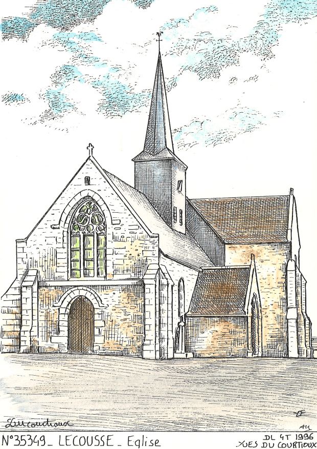 N 35349 - LECOUSSE - église