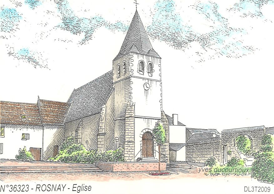 N 36323 - ROSNAY - église