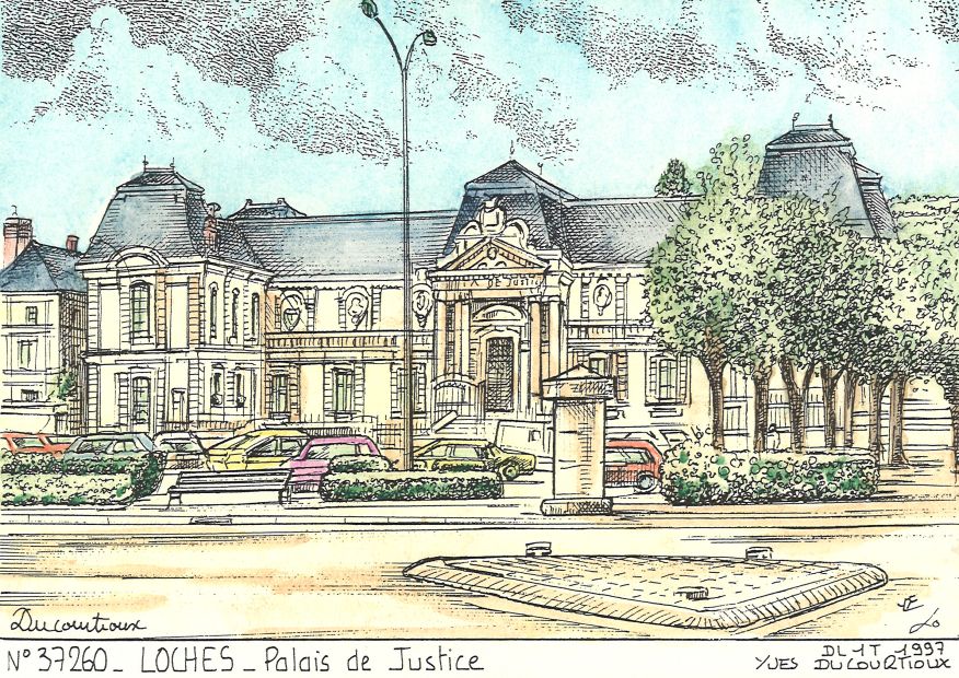 N 37260 - LOCHES - palais de justice