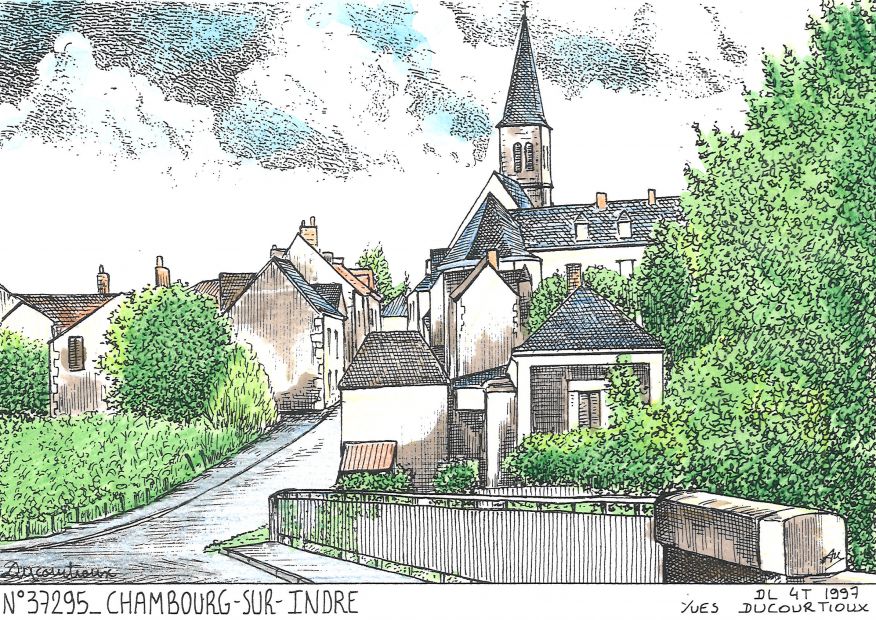N 37295 - CHAMBOURG SUR INDRE - vue