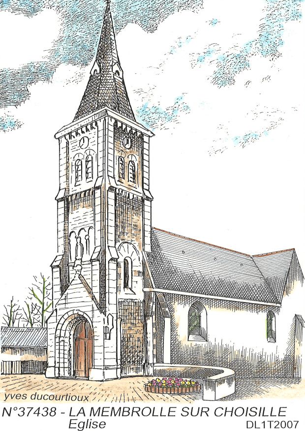 N 37438 - LA MEMBROLLE SUR CHOISILLE - église