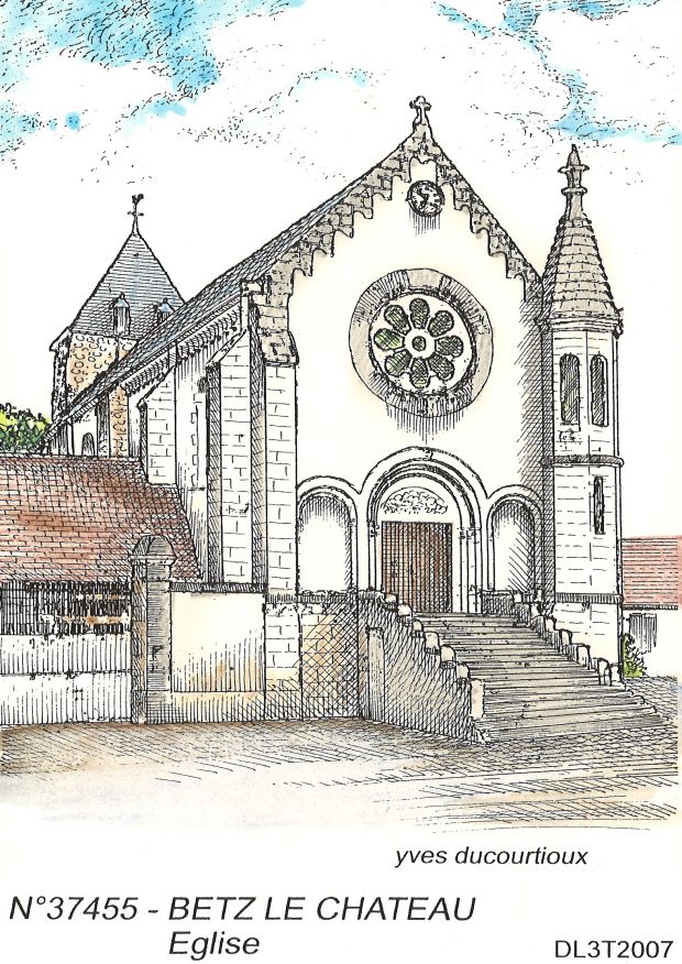 N 37455 - BETZ LE CHATEAU - église