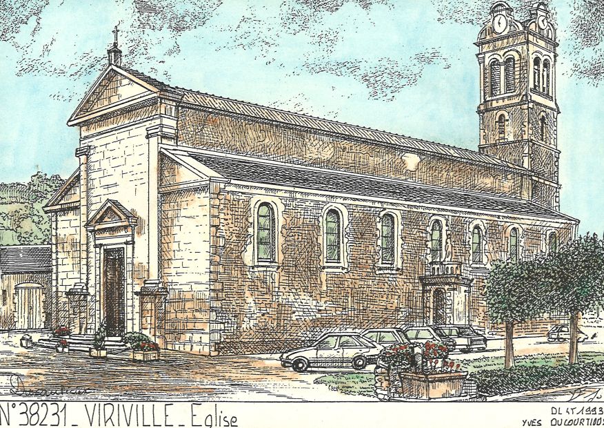 N 38231 - VIRIVILLE - église