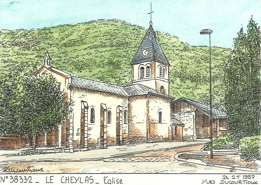 N 38332 - LE CHEYLAS - église