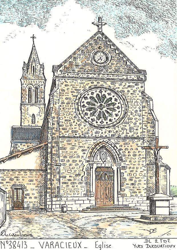 N 38413 - VARACIEUX - église