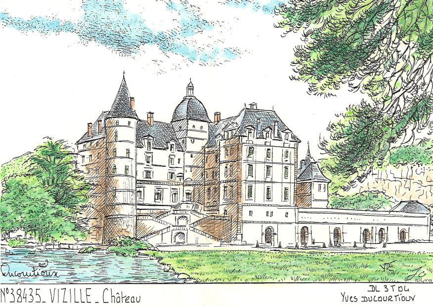 N 38435 - VIZILLE - château