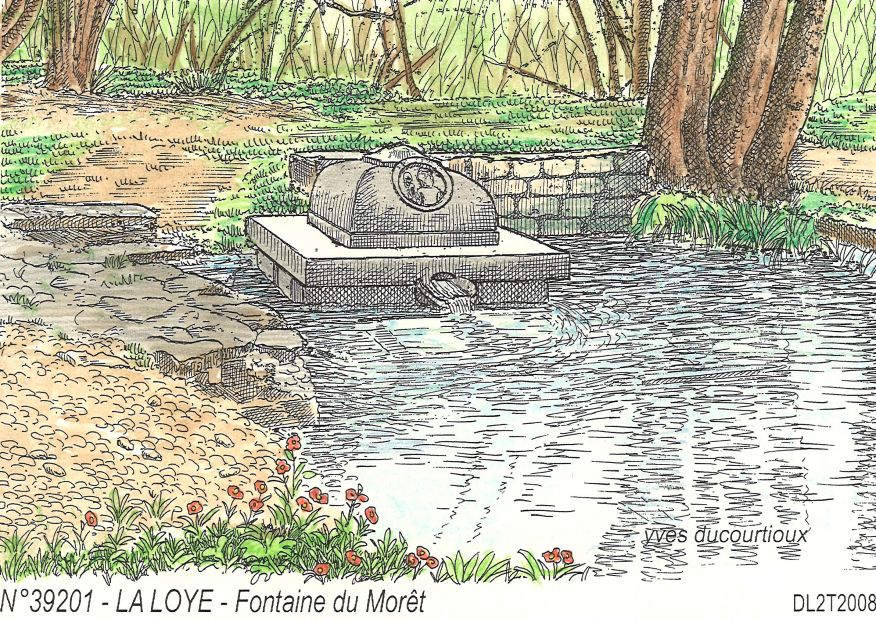 N 39201 - LA LOYE - fontaine du moret