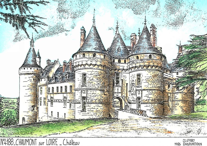 N 41088 - CHAUMONT SUR LOIRE - château