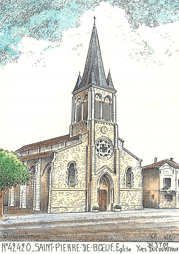 N 42420 - ST PIERRE DE BOEUF - glise