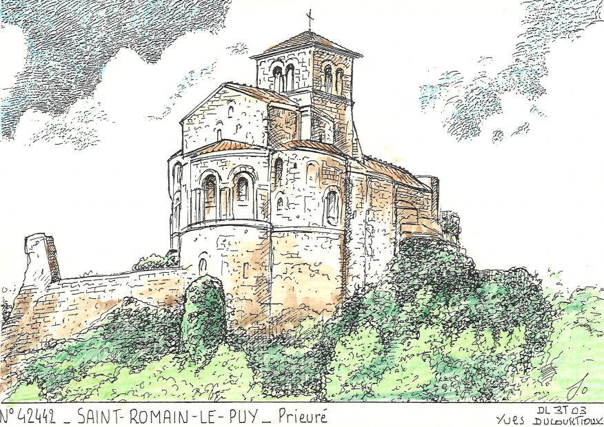 N 42442 - ST ROMAIN LE PUY - prieuré