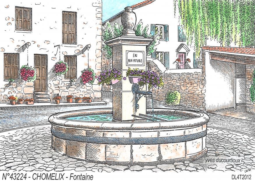 N 43224 - CHOMELIX - fontaine