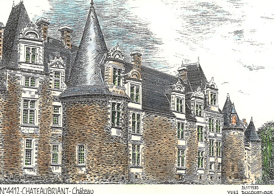 N 44012 - CHATEAUBRIANT - chteau