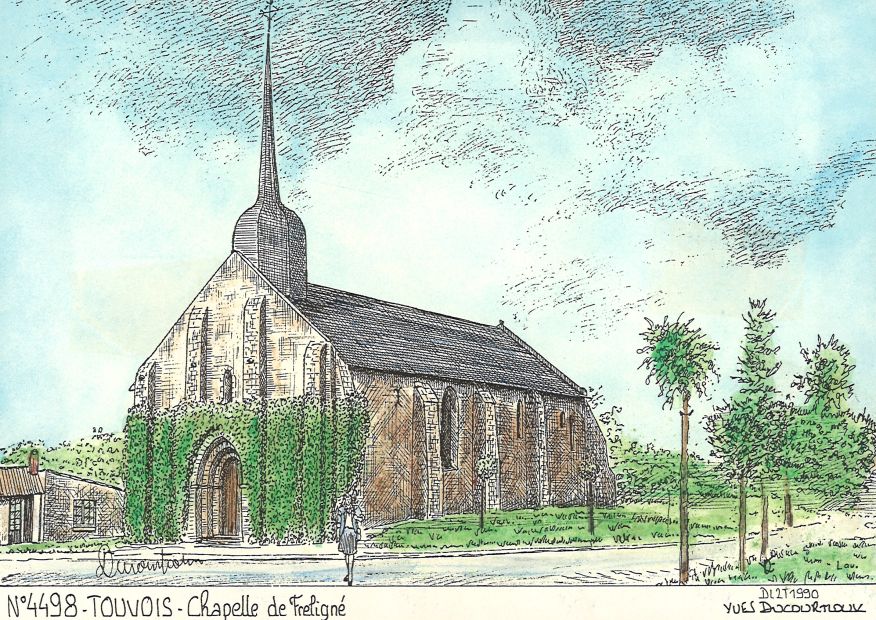 N 44098 - TOUVOIS - chapelle de frelign