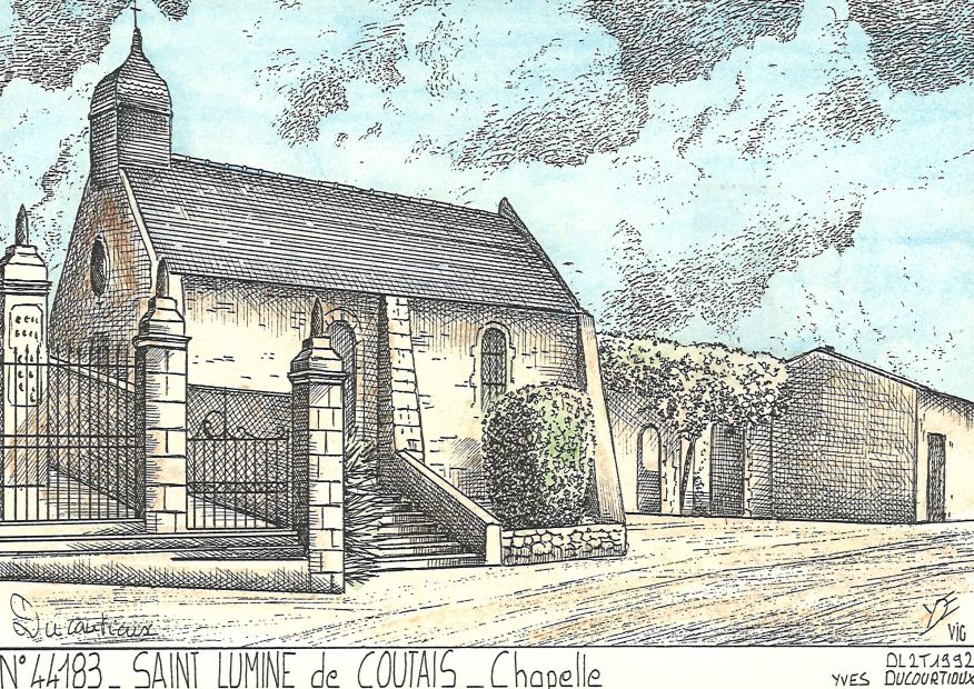 N 44183 - ST LUMINE DE COUTAIS - chapelle