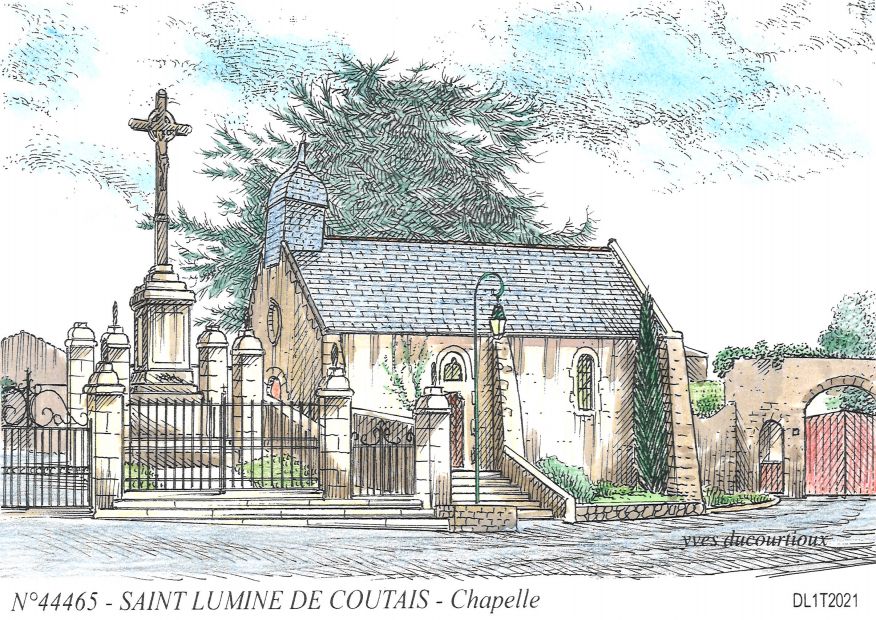 N 44465 - ST LUMINE DE COUTAIS - chapelle
