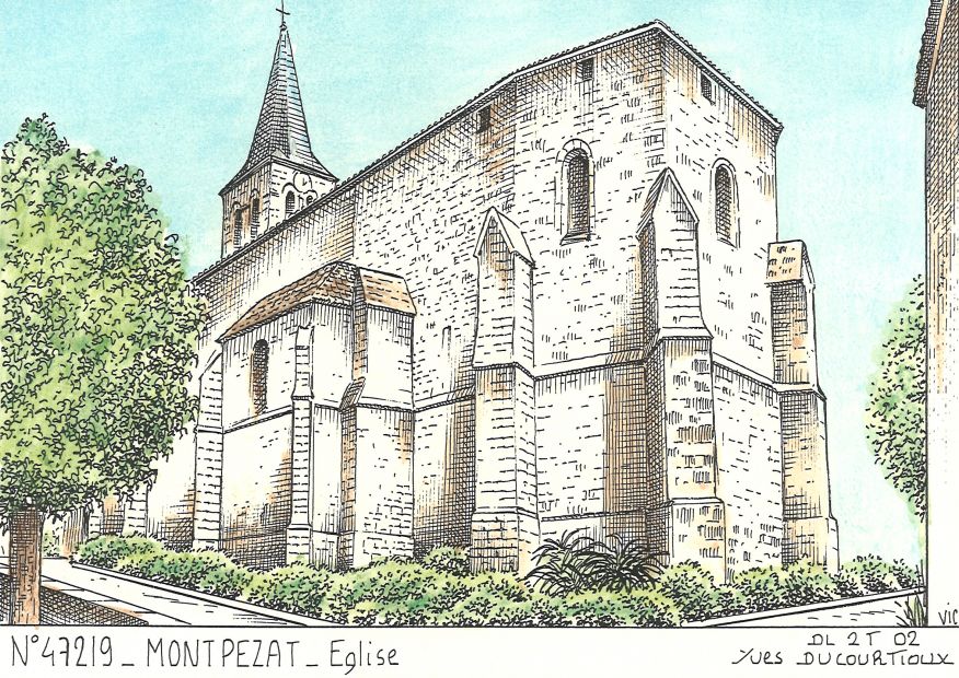 N 47219 - MONTPEZAT - église