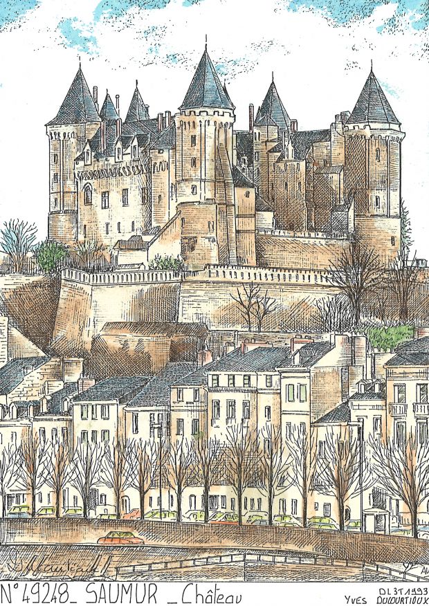 N 49248 - SAUMUR - château