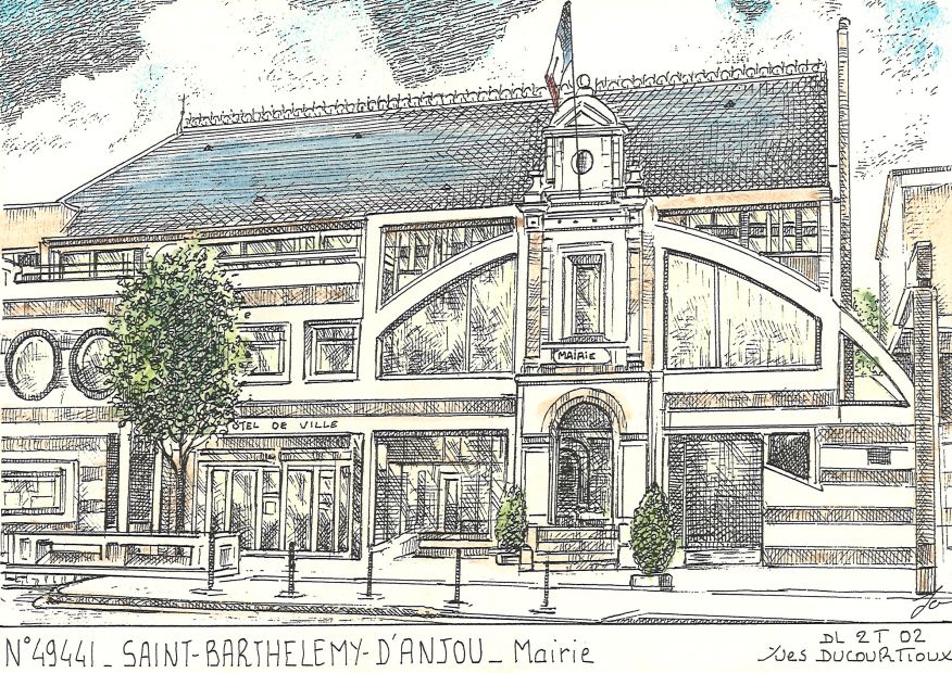 N 49441 - ST BARTHELEMY D ANJOU - mairie