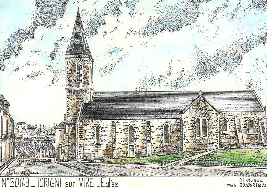 N 50143 - TORIGNI SUR VIRE - église