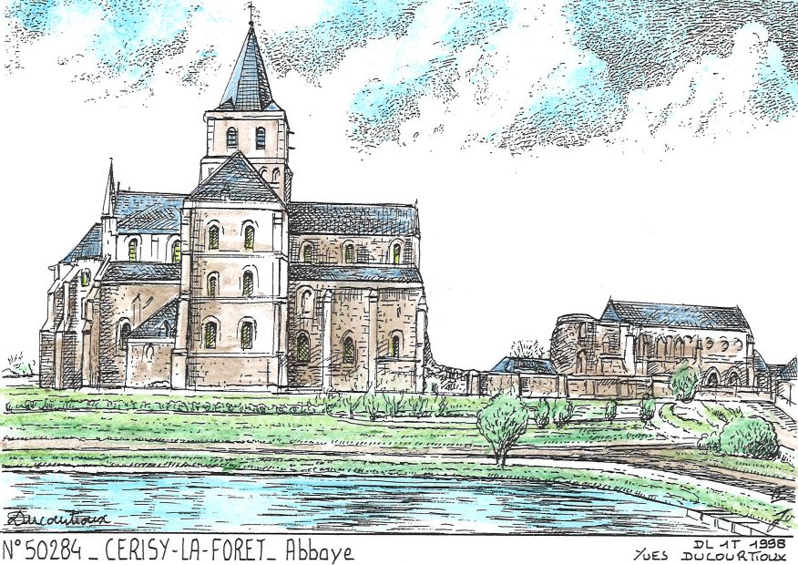 N 50284 - CERISY LA FORET - abbaye