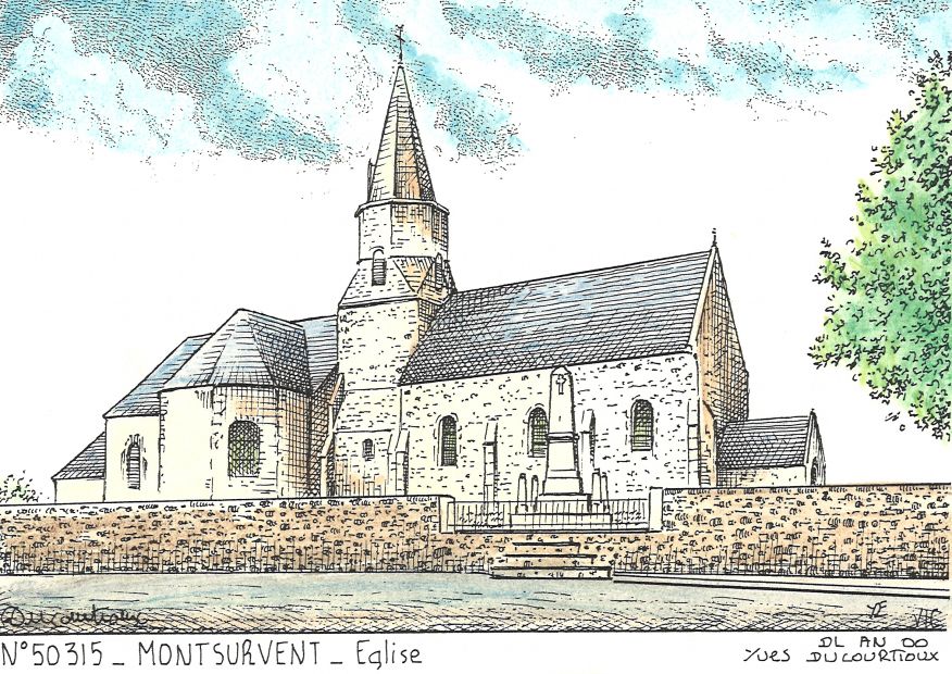 N 50315 - MONTSURVENT - église