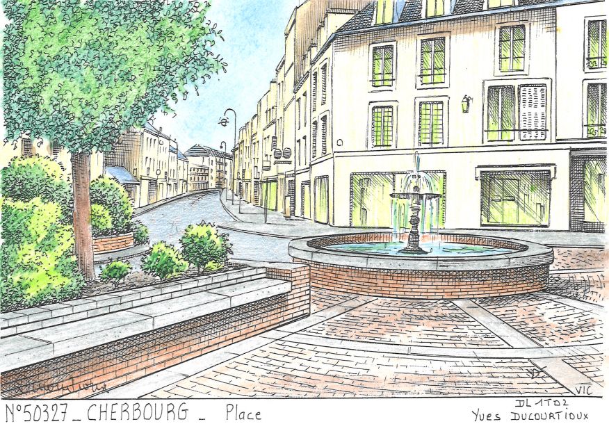 N 50327 - CHERBOURG - place