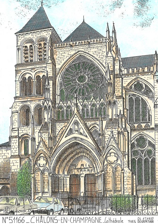 N 51166 - CHALONS EN CHAMPAGNE - cathdrale
