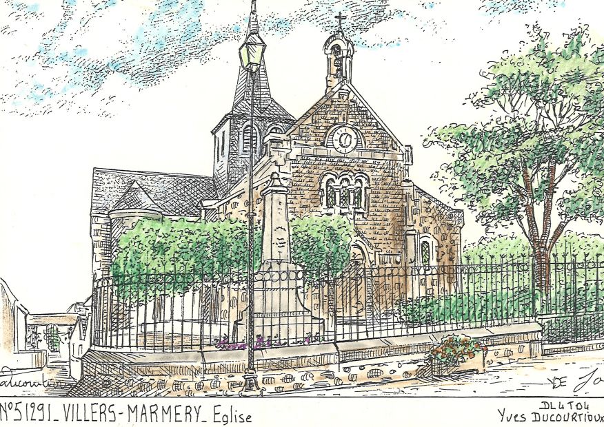 N 51291 - VILLERS MARMERY - église