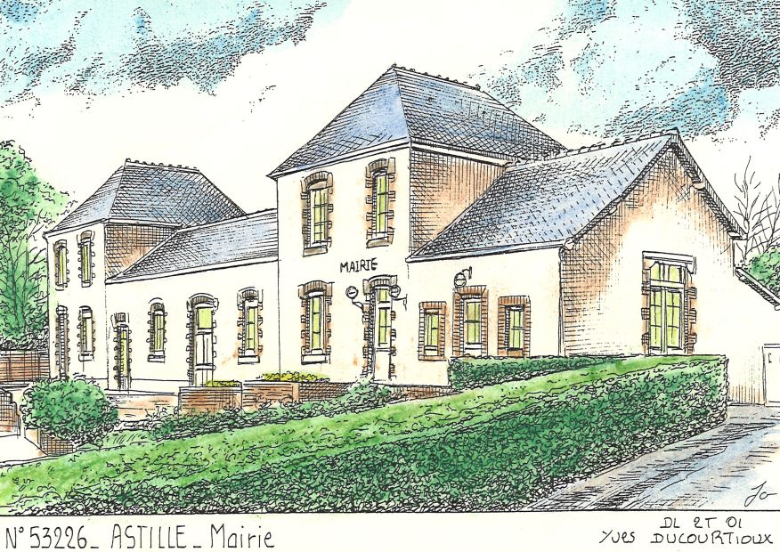 N 53226 - ASTILLE - mairie