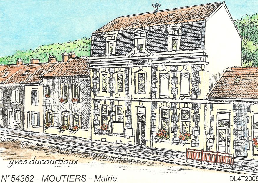 N 54362 - MOUTIERS - mairie