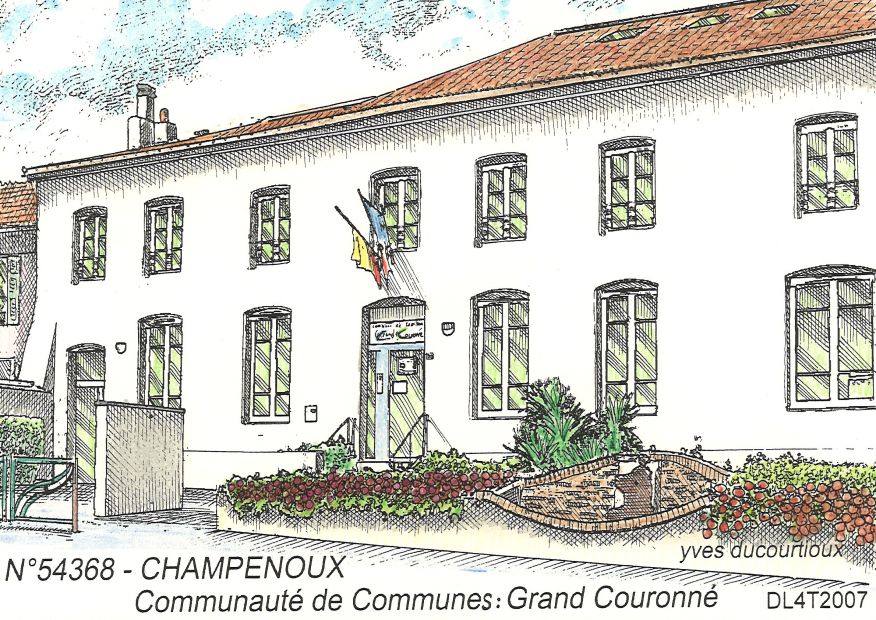 N 54368 - CHAMPENOUX - communaut de commune grd cour