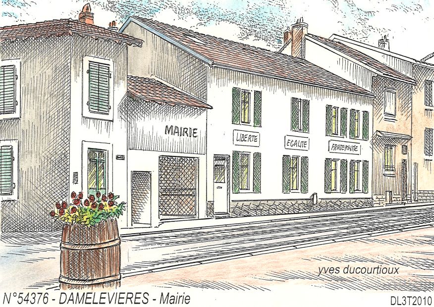 N 54376 - DAMELEVIERES - mairie