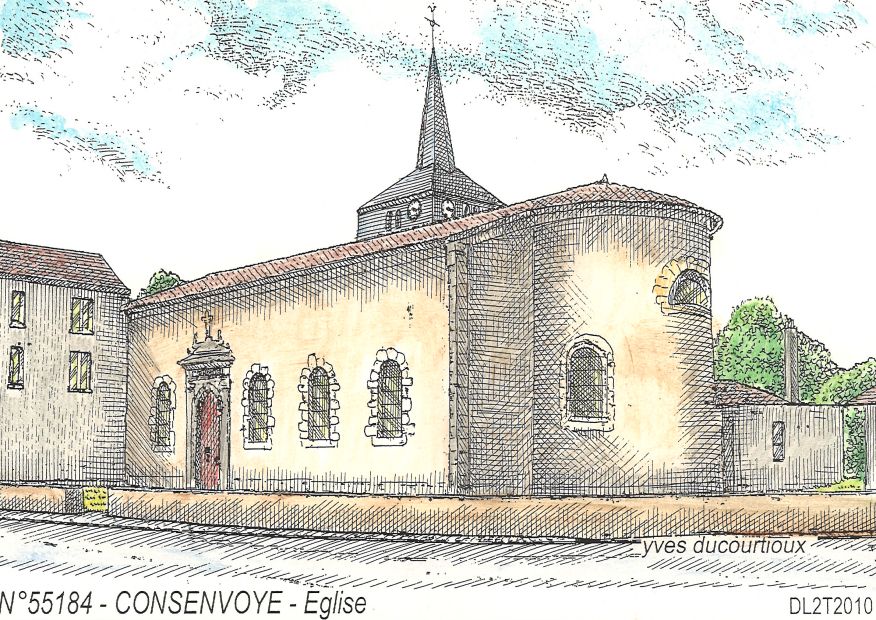 N 55184 - CONSENVOYE - église