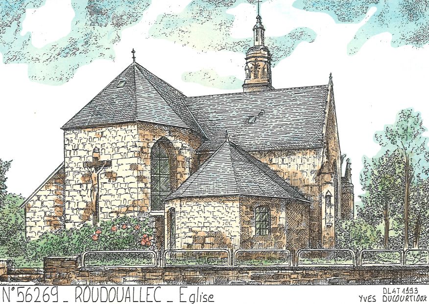 N 56269 - ROUDOUALLEC - église