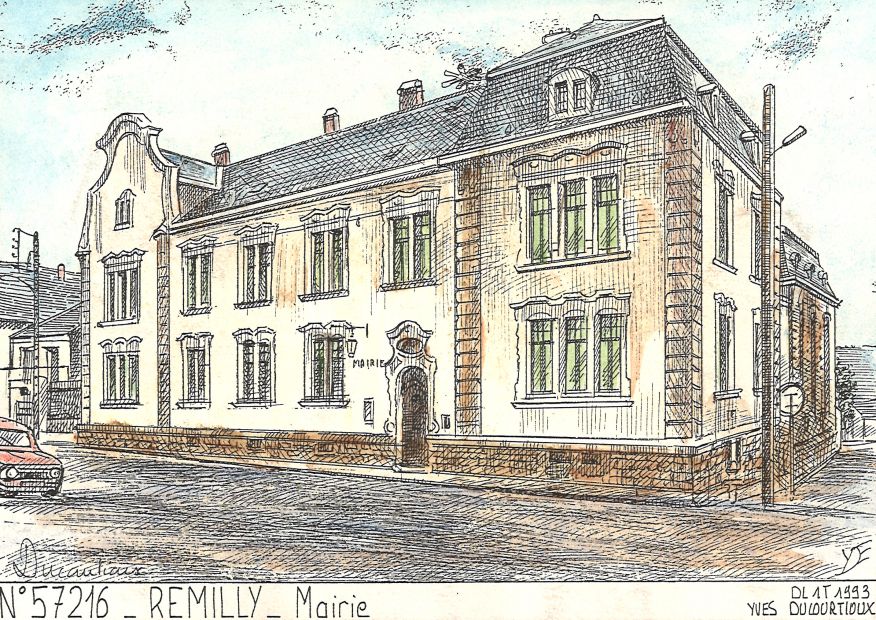 N 57216 - REMILLY - mairie